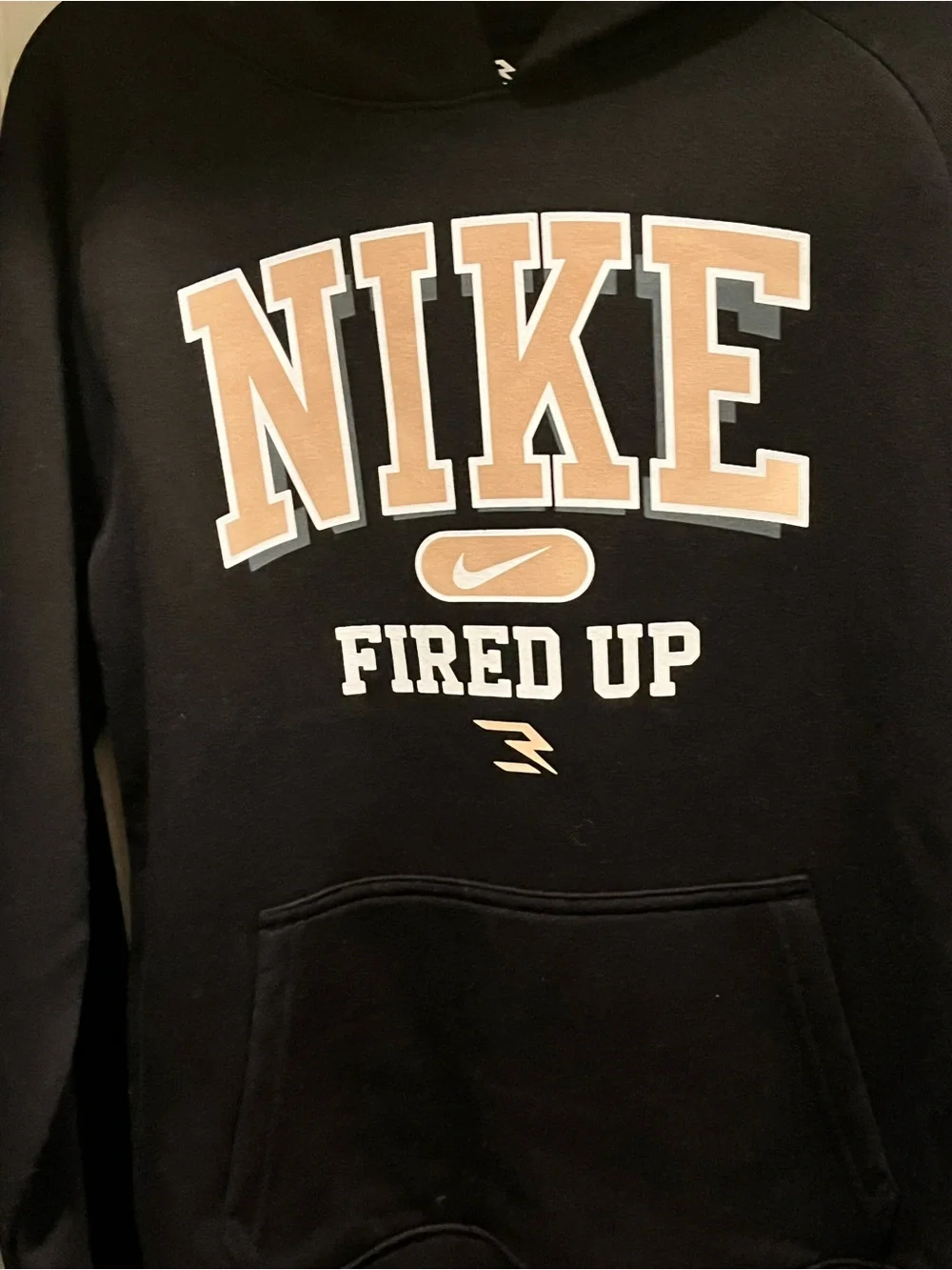 Nike Boys Pullover Hoodie lot of 2 Black and Forest Green size 8-10 new!